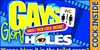 Join GaysGloryHoles.com and you can see more than 10 men having fun by this crack per day!